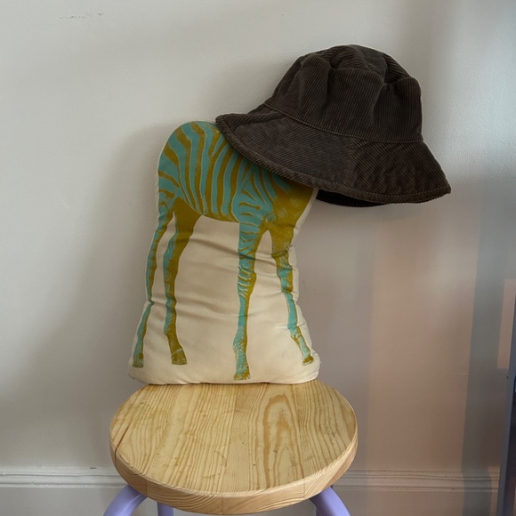 Ralph Lauren Corduroy Bucket Hat Taupe Large - Picture 3 of 4